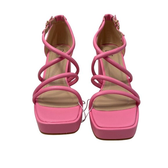 Windsor Women's April Pink Squared Toe High Heels Sz 7.5 - NWB - Picture 5 of 9